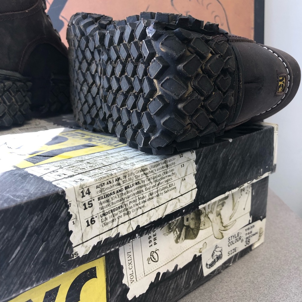 BNIB 90s UK’s Yellow Cab Y635 Boots, size 38eur - Picture 3 of 4
